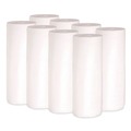 Low-Density Trash Bags | Boardwalk H6036HWKR01 30 Gallon 0.6 mil 30 in. x 36 in. Perforated Roll Low-Density Waste Can Liners - White (25 Bags/Roll, 8 Rolls/Carton) image number 0