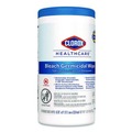 Cleaning Cloths & Wipes | Clorox Healthcare 35309 1 Ply 6.75 in. x 9 in. Unscented Bleach Germicidal Wipes - White (6/Carton) image number 1