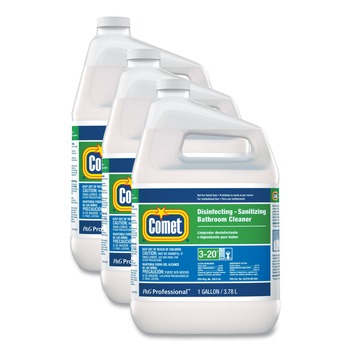 Comet 22570 1 Gallon Bottle Disinfecting-Sanitizing Bathroom Cleaner (3/Carton)