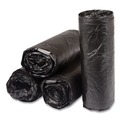 High-Density Trash Bags | Inteplast Group S243306K High-Density 16-gal. 6 Microns 24 in. x 33 in. Commercial Can Liners - Black (1000/Carton) image number 1