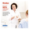 Perforated Roll & Hand Towels | WypAll 35025 X50 12-1/2 in. x 10 in. 1/4 Fold Cloths - White (26/Pack, 32 Packs/Carton) image number 3