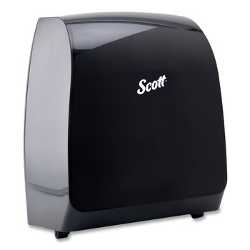 Scott 34348 12.66 in. x 9.18 in. x 16.44 in. Pro Electronic Hard Roll Towel Dispenser - Smoke (1/Carton)