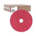 Floor Pads-Cleaning, Buffing & Polishing | Boardwalk BWK4021RED 21 in. Diameter Buffing Floor Pads - Red (5/Carton) image number 1