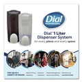 Soap Dispensers | Dial Professional DIA 03922 5.1 in. x 4 in. x 12.3 in. 1 Liter Manual Liquid Dispenser - Smoke image number 8
