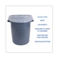 Low-Density Trash Bags | Boardwalk H7658MWKR01 55 Gallon 0.63 mil 38 in. x 58 in. Repro Low-Density Can Liners - White (10 Rolls/Carton,10 Bags/Roll) image number 5