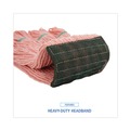 Mop Heads | Boardwalk BWK502OR 5 in. Super Loop Cotton/Synthetic Fiber Wet Mop Head - Medium, Orange (12/Carton) image number 7