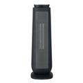 Facility Heaters | Alera HECT24 1500 W 7.17 in. x 7.17 in. x 22.95 in. Ceramic Heater Tower with Remote Control - Black image number 0
