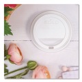 Cup Lids | Dart TL1224TG Solo Traveler Sip Through Lids for ThermoGuard 12 oz to 24 oz Hot Cups - White (1200/Carton) image number 3