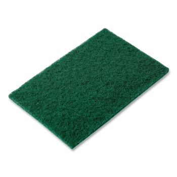 AmerCareRoyal S960 6 x 9 Medium-Duty Scouring Pad - Green (60/Carton)