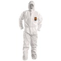 Hand Sanitizing Wipes | KleenGuard 51928 A50 Breathable Splash and Particle Protection Hooded Coveralls - 2X-Large, White (25/Carton) image number 1