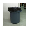Low-Density Trash Bags | Boardwalk H8647WKK 56 Gallon 1.7 mil 43 in. x 47 in. Flat Pack Linear Low Density Industrial Can Liners - Black (100/Carton) image number 6