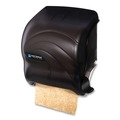 Towel Dispensers | San Jamar T990TBK 12.5 in. x 8.5 in. x 12.75 in. Oceans Element Lever Roll Towel Dispenser - Black Pearl image number 1