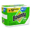 Perforated Roll & Hand Towels | Bounty 80798314 Select-a-Size 6 in. x 11 in. 2-Ply Kitchen Roll Paper Towels - White (6/Carton) image number 1