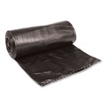 Low-Density Trash Bags | Boardwalk H6639MKKR01 33 in. x 39 in. 33 gal. 0.5 mil Low-Density Waste Can Liners - Black (200/Carton) image number 0