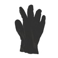 Food Service Disposable & Single Use Gloves | Boardwalk BWK396XLCT 4.4 mil Disposable General-Purpose Powder-Free Nitrile Gloves - X-Large, Black (1000/Carton) image number 3
