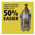 Indoor Waste Receptacles | Rubbermaid Commercial 2131929 BRUTE 44 gal Plastic Vented Wheeled Container - Gray image number 8