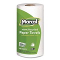 Perforated Roll & Hand Towels | Marcal 6183 11 in. x 5.5 in. 2-Ply Roll Out Box 100 Percent Premium Recycled Kitchen Roll Towels - White (12/Carton) image number 1