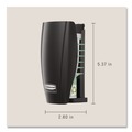 Air Freshener Dispensers | Rubbermaid Commercial 1793546 TC TCell 2.9 in. x 2.75 in. x 5.9 in. Odor Control Dispenser - Black image number 7
